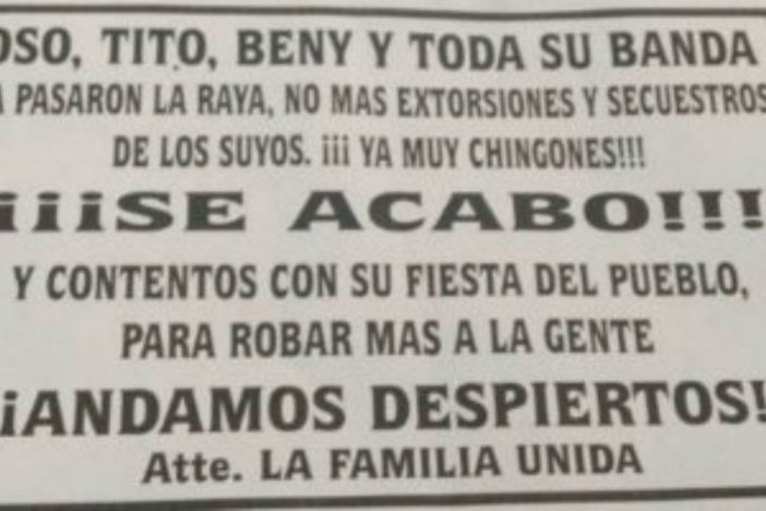 "Narcovolante" lanzado desde helicóptero, en Estado de México