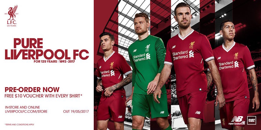 uniforme liverpool 125 aniversario