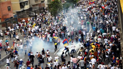 Continúan las marchas en Venezuela contra el régimen de Nicolás Maduro