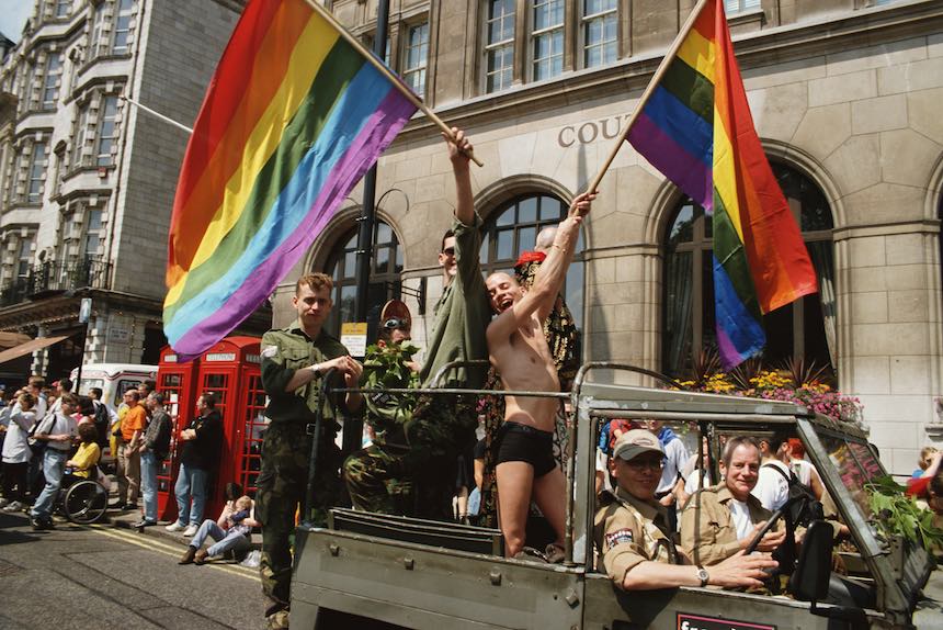 Manifestación LGBTTTI 1990's