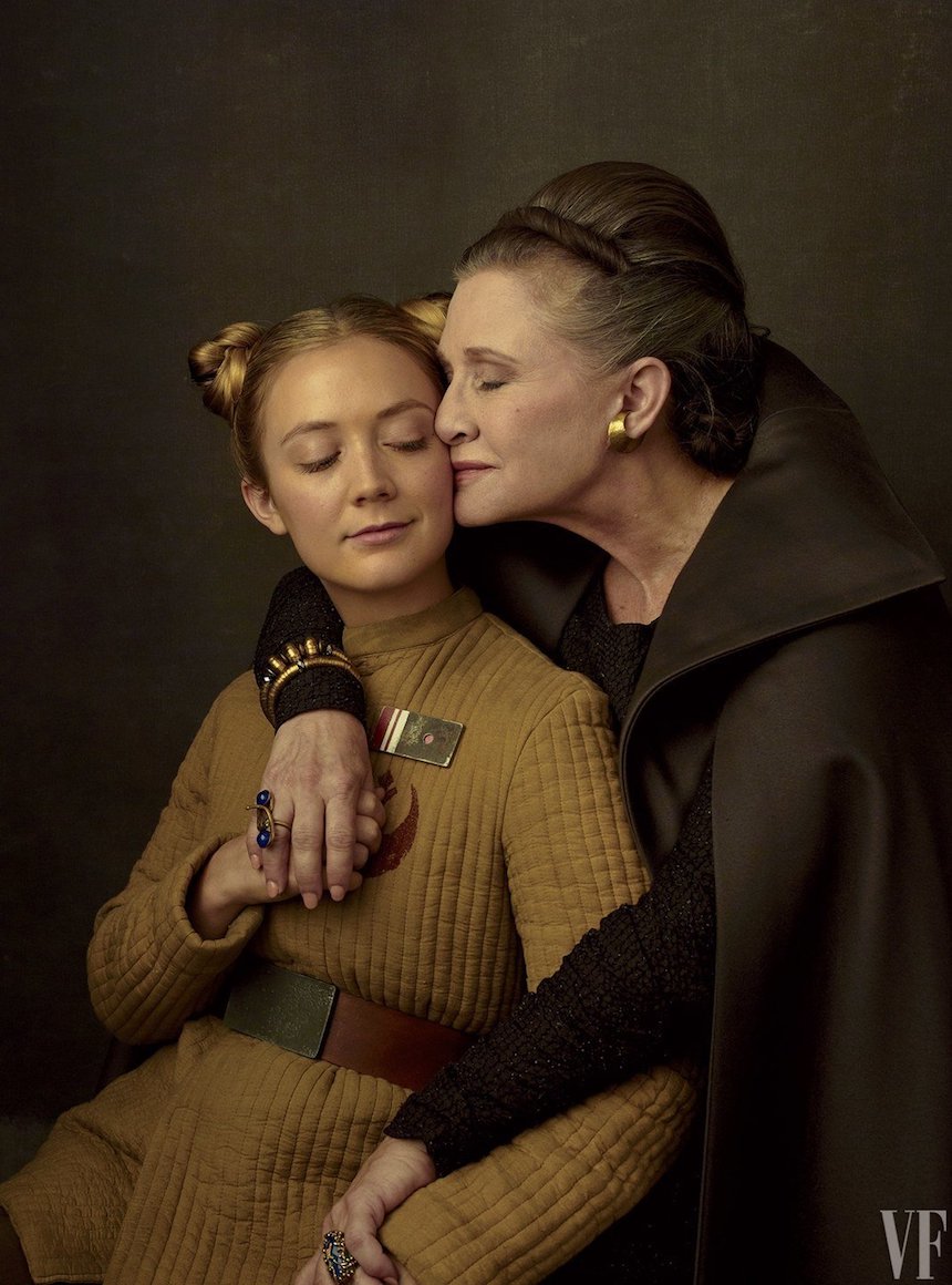 The Last Jedi - Carrie Fisher y Billie Lourd