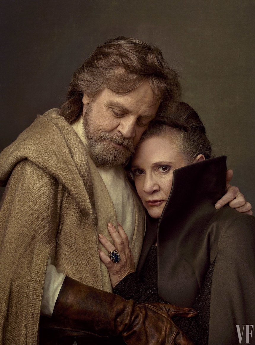 Mark Hamill y Carrie Fisher - The Last Jedi