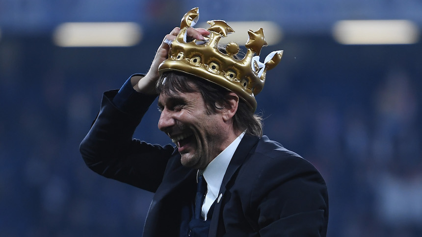 Antonio Conte con el Chelsea