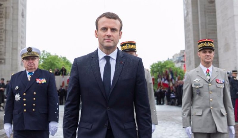 El presidente de Francia, Emmanuel Macron