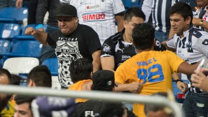 Violencia en el estadio de Rayados