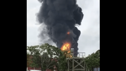 Incendio en Salina Cruz, Oaxaca