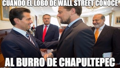 Los memes de DiCaprio y Peña Nieto