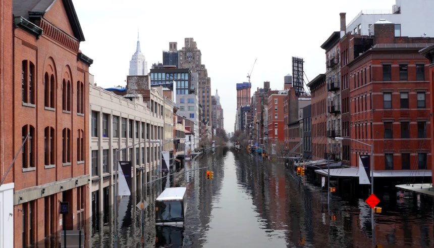 Nueva York inundada