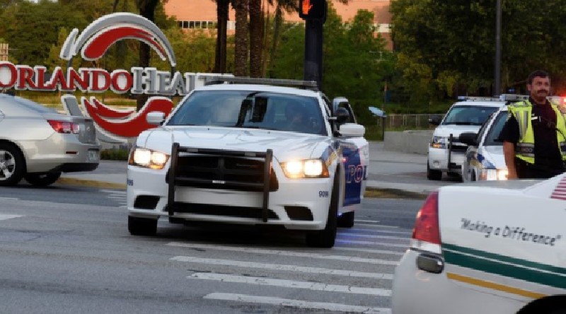 Policía local en Orlando, Florida