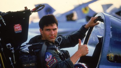 Tom Cruise en Top Gun - 1986