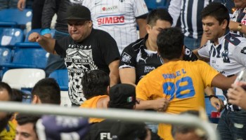 Violencia en el estadio de Monterrey