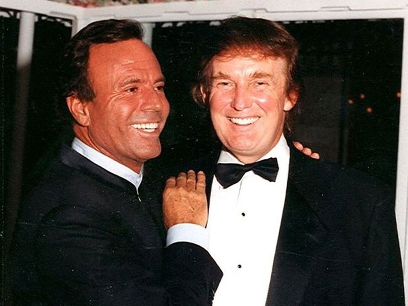 Julio Iglesias Donald Trump