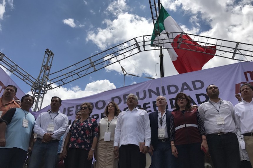 Andrés Manuel López Obrador, presidente nacional de Morena