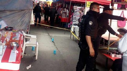 Balacera en tianguis de Iztapalapa