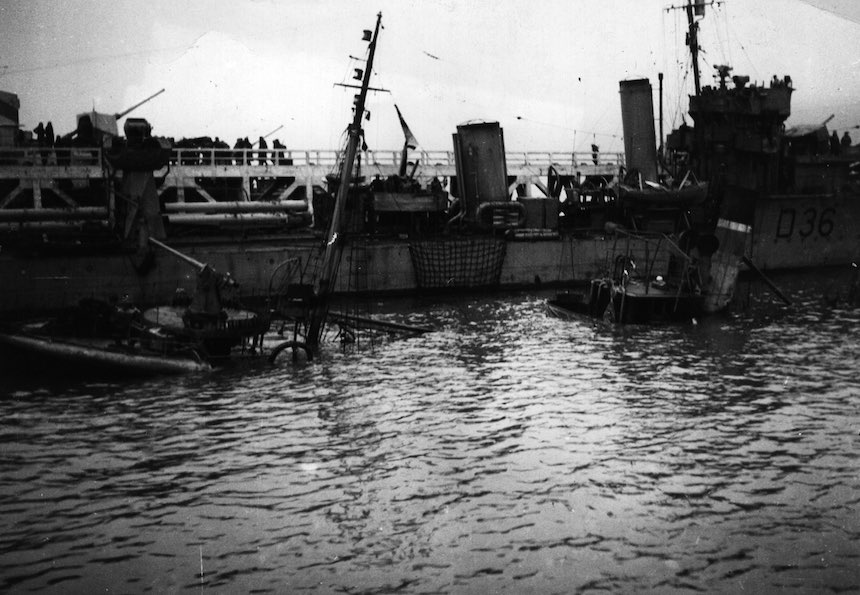 Batalla de Dunkerque - Barcos hundidos