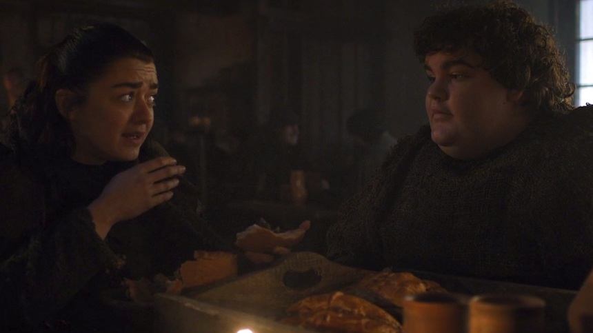 Arya y Hot Pie - Game of Thrones