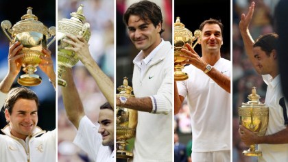 Roger Federer en Wimbledon