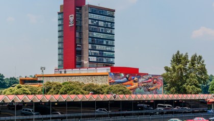 vista de Rectoría de la UNAM