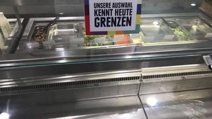 Alemania - Anaqueles de comida vacíos