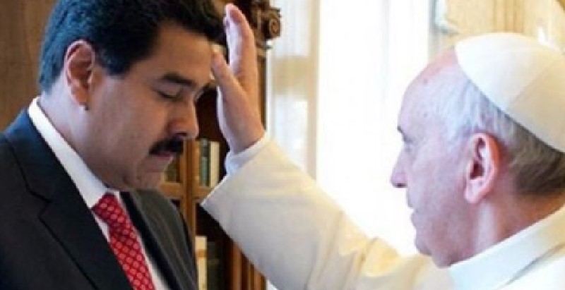 Maduro y el Papa Francisco