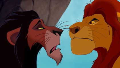 Scar y Mufasa - El Rey León