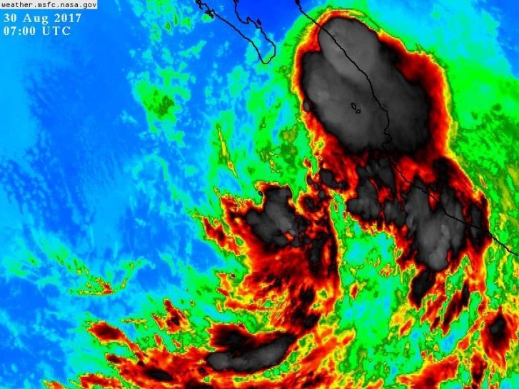 Depresión tropical, tormenta "Lidia"