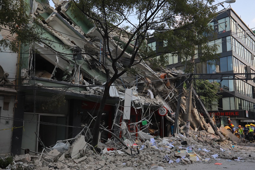 Medellín y San Luis Potosí después del sismo