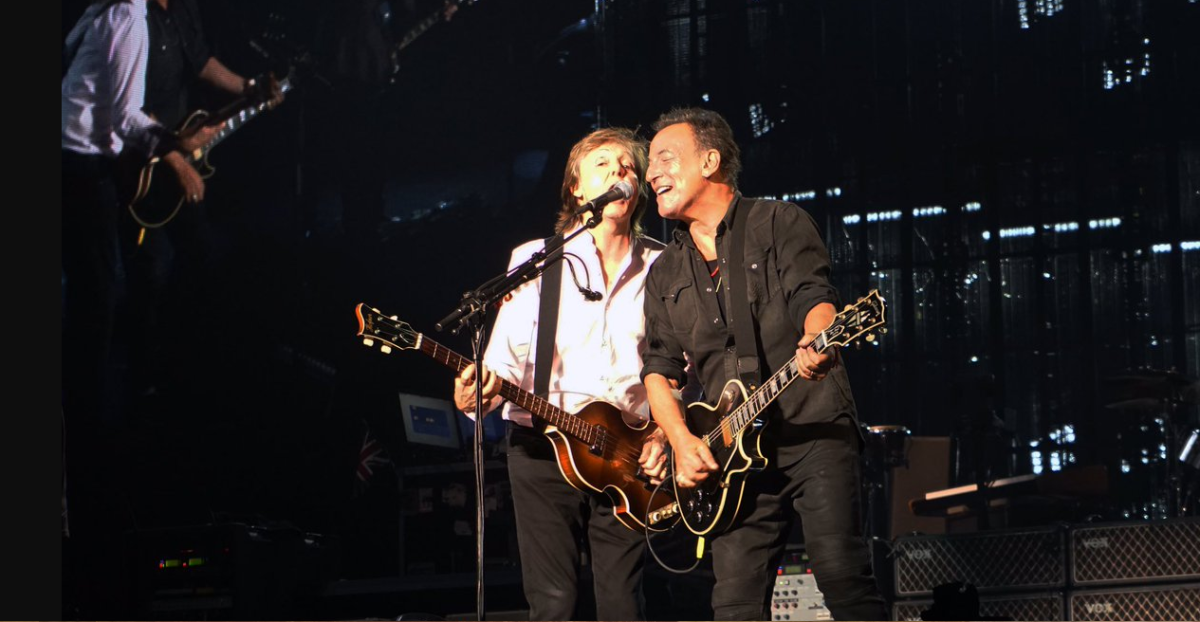 Paul McCartney y Bruce Springsteen