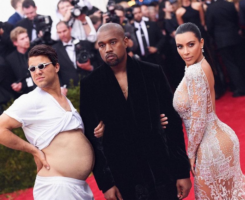 Robert Van impe - Kanye West y Kim Kardashian