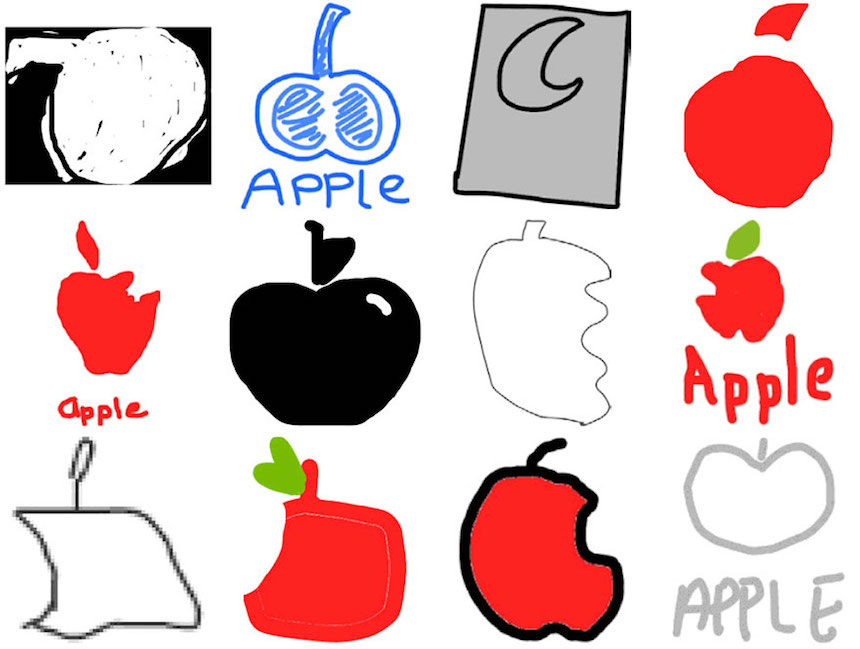 Apple - Dibujos de los logos