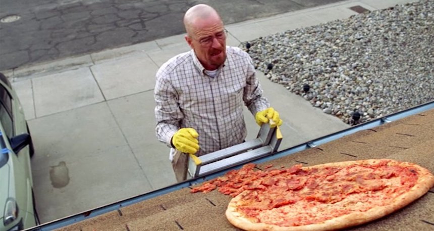 Breaking Bad - Escena de la pizza