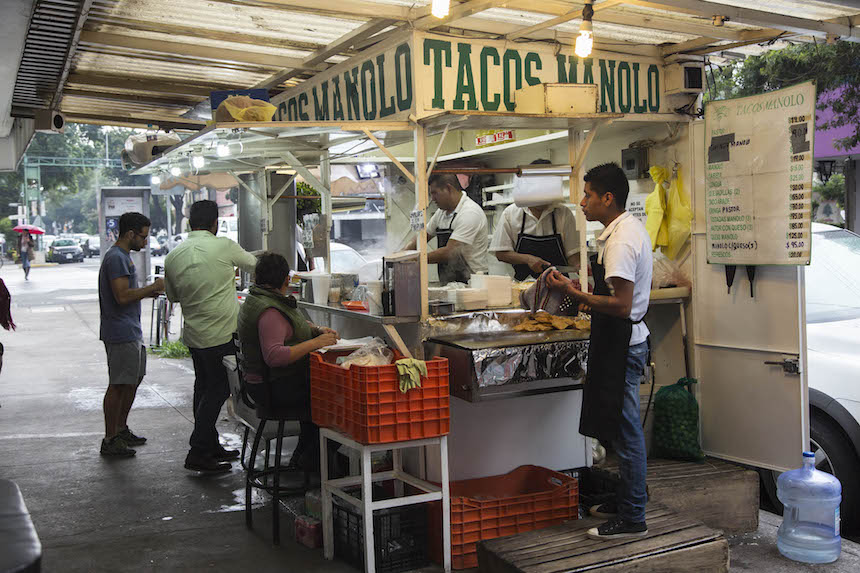 Tacos en la Ciudad de México - Tacos Manolo