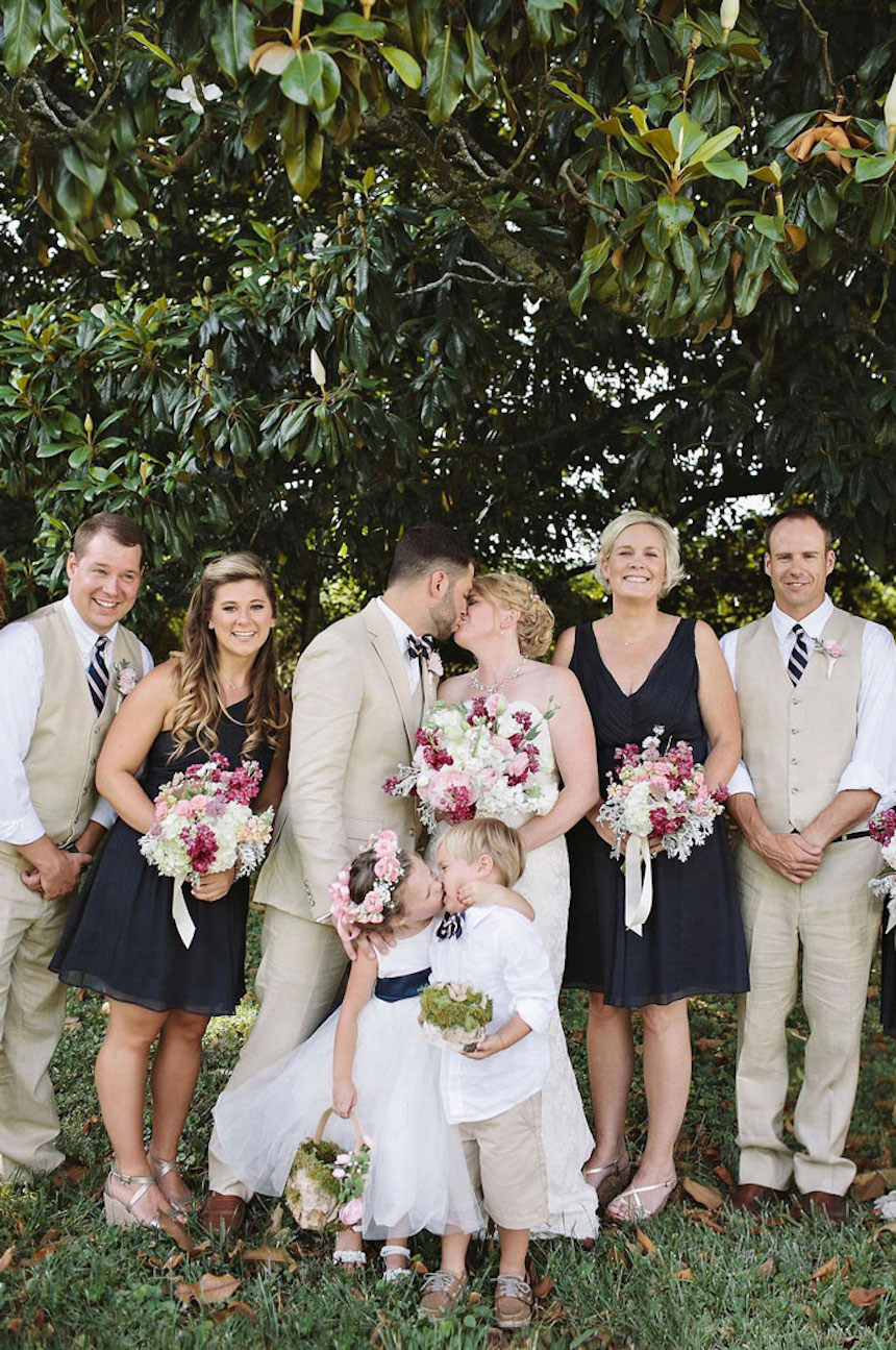 Photobombs de bodas - Beso de bebés