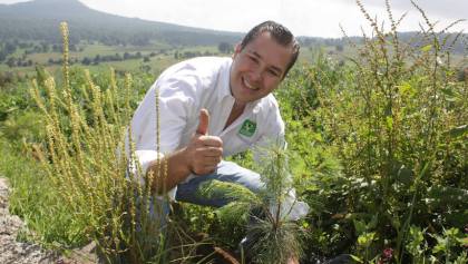 Carlos Madrazo Silva, secretario general del PVEM en la Ciudad de México