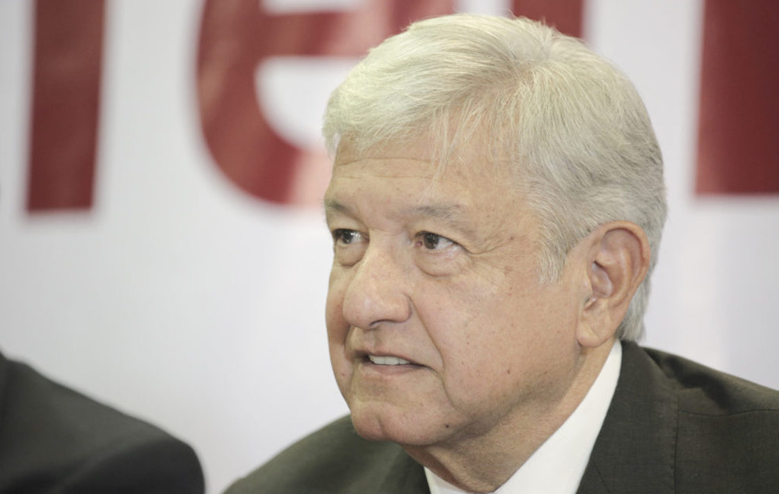 Andrés Manuel López Obrador, precandidato presidencial de Morena