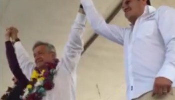 AMLO y Cuauhtémoc Blanco