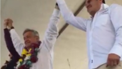 AMLO y Cuauhtémoc Blanco