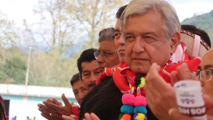 Andrés Manuel López Obrador, precandidato presidencial de Morena