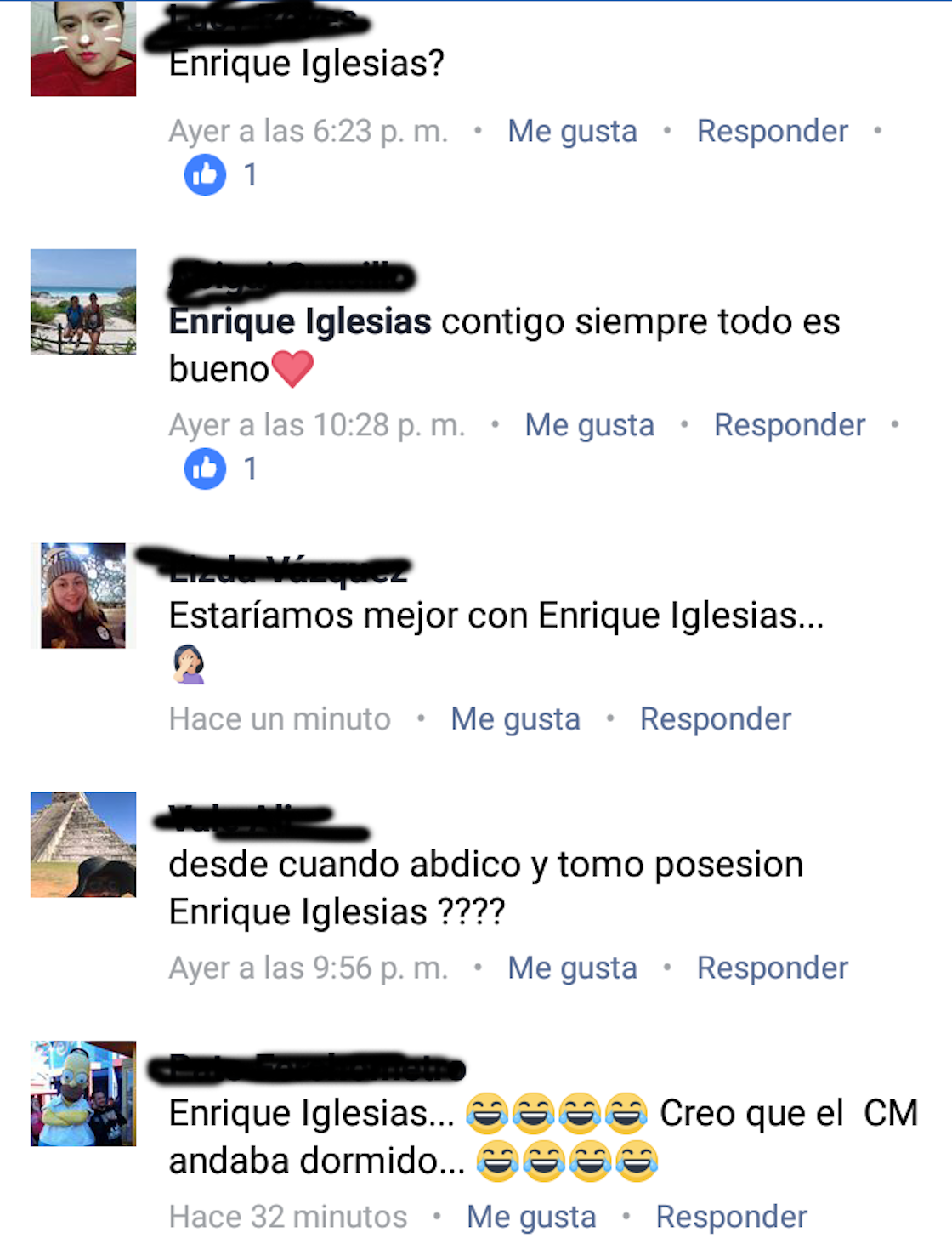 Confunden a Enrique Peña Nieto con Enrique Iglesias