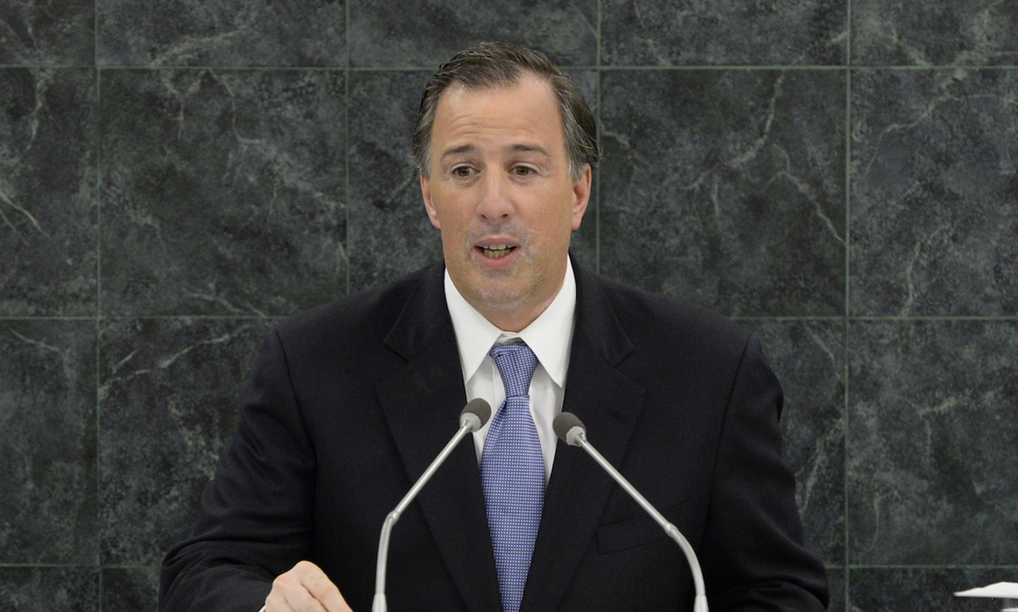 José Antonio Meade Kuribreña, precandidato de la alianza PRI-PVEM-PANAL