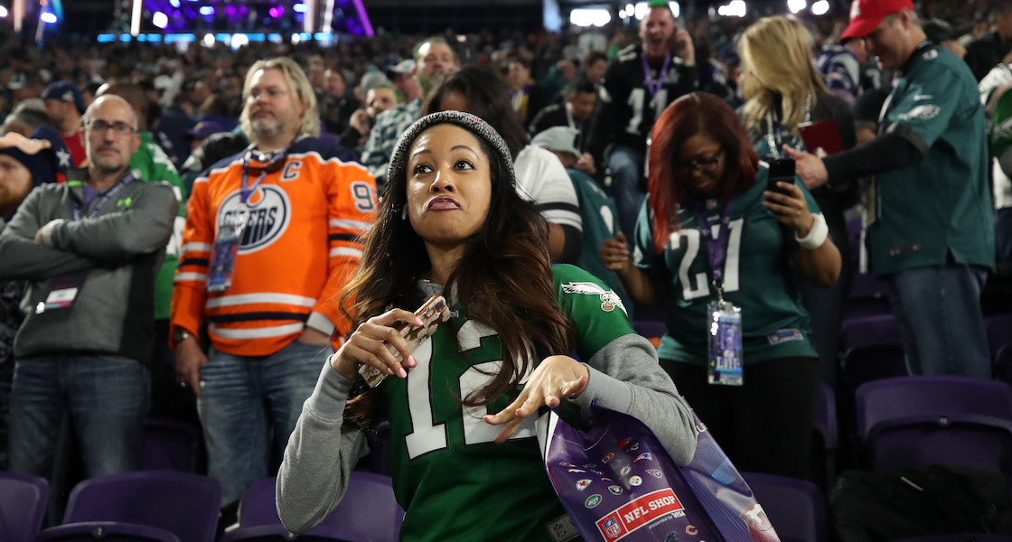 Por qué no, aficionado se robó su asiento después de que los Eagles ganaran el Super Bowl LII