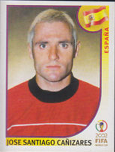 Santiago Cañizares Panini Corea-Japon 2002