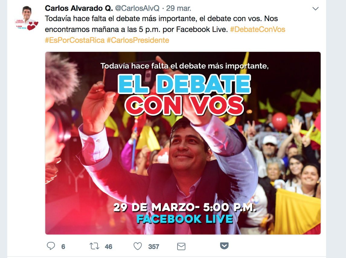 Carlos Alvarado candidato del PAC