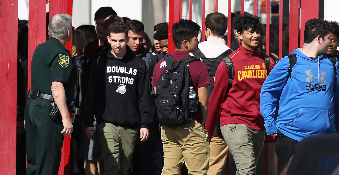 Estudiantes de Marjory Stoneman Douglas High School