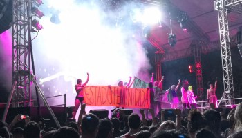 Pussy Riot protesta en el Vive Latino 2018