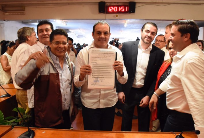 Registro como candidato de Cuauhtémoc Blanco