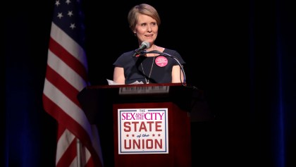 Cynthia Nixon de ‘Sex and the City’ lanza campaña para gubernatura de Nueva York
