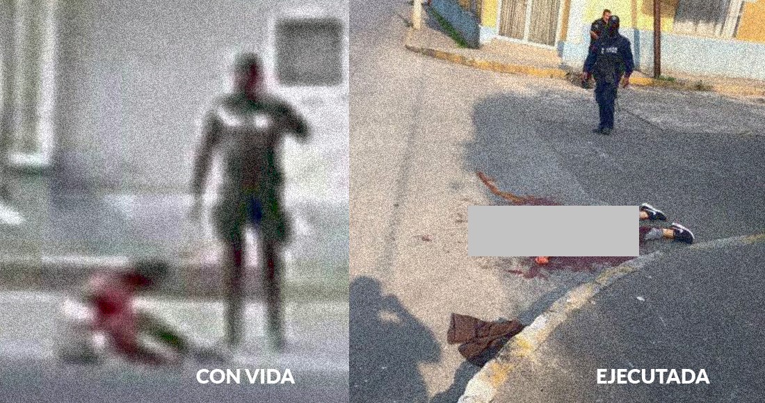 Antes y después de detención de menor en Río Blanco, Veracruz