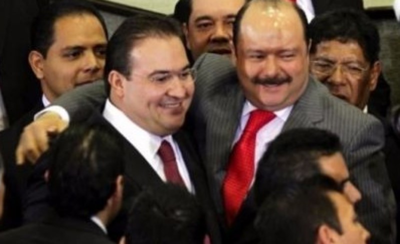 Los exgobernadores Javier y César Duarte