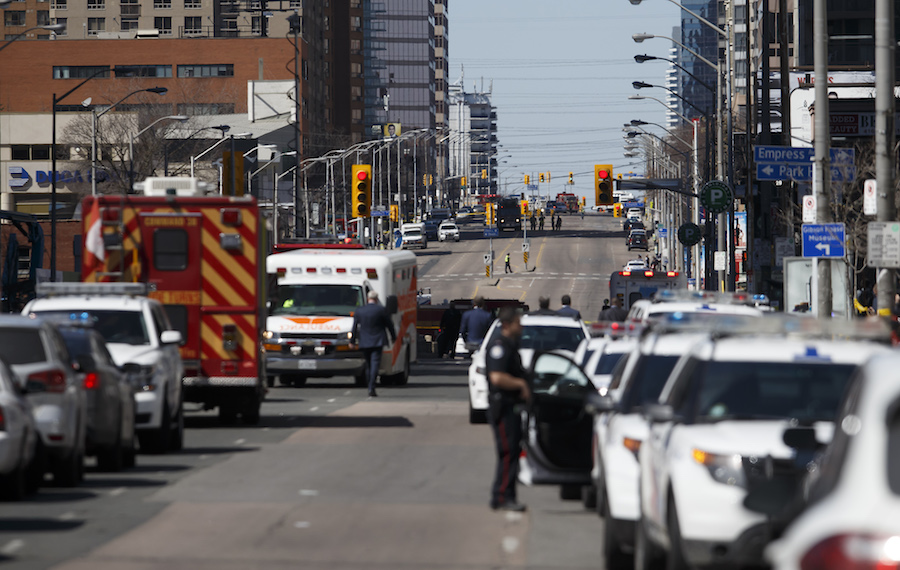 Atropellamiento masivo en Toronto Canadá